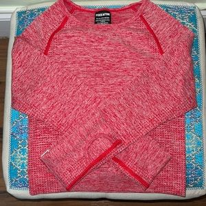 PINK Active Seamless Cropped Long-sleeve : Size XS